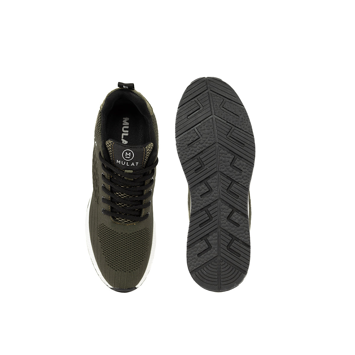 Mulat Ultraplex Sneakers Grün (6 cm HÖHEN-BOOST)