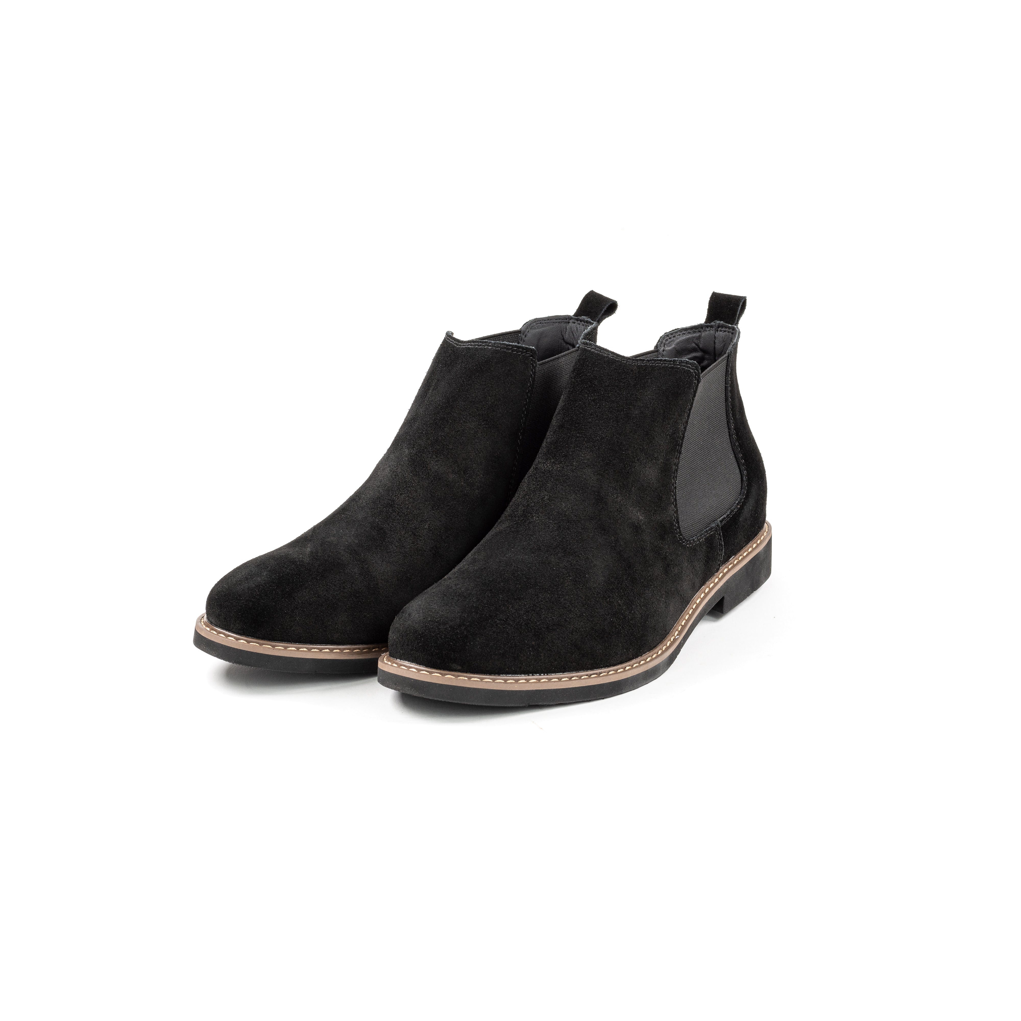 Chelsea Boots Schwarz (7.1 zm Höhen-Boost)