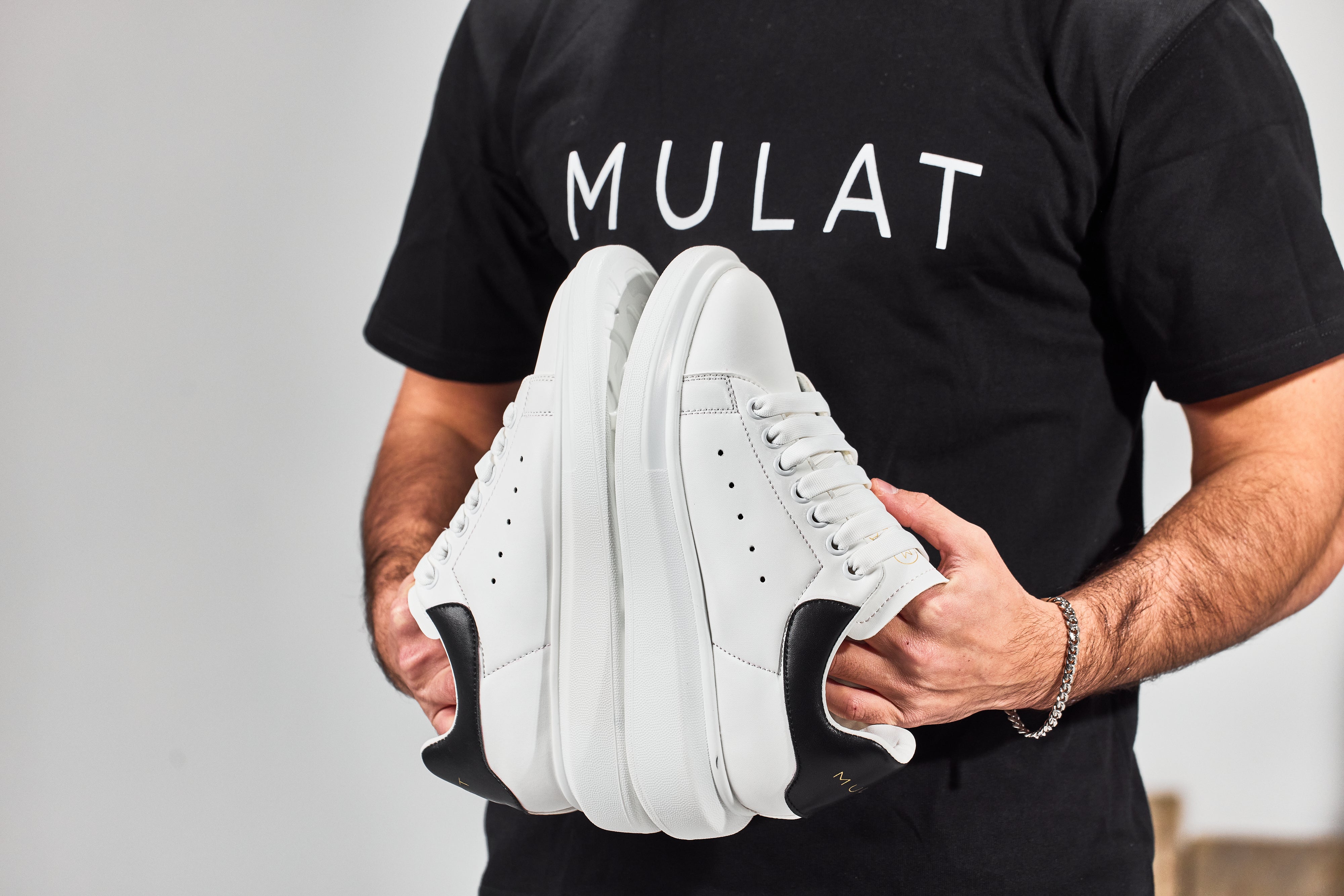 Mulat Oversized Sneakers Weiss (6.3 zm Höhen-Boost)